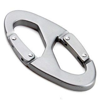 Number 8 Shaped Stainless Steel Carabiner : Camping And Hiking Equipment : Sports & Outdoors