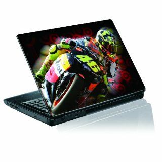 15.4" Taylorhe laptop skin protective decal the doctor Valentino Rossi number 46: Computers & Accessories