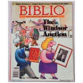 Biblio Magazine   June 1998. Volume 3, Number 6 Biblio Magazine Books