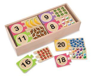 Melissa & Doug Self Correcting Number Puzzles: Toys & Games