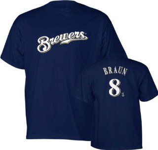 Ryan Braun Majestic Name and Number Milwaukee Brewers Infant T Shirt: Baby