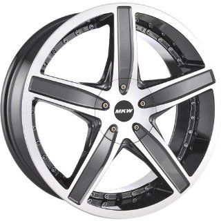 MKW M107 18 Gunmetal Wheel / Rim 4x100 & 4x4.5 with a 40mm Offset and a 73.00 Hub Bore. Partnumber M107 1875000840G: Automotive