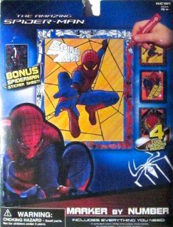 The Amazing Spider man Spiderman Marker By Number Toys & Games