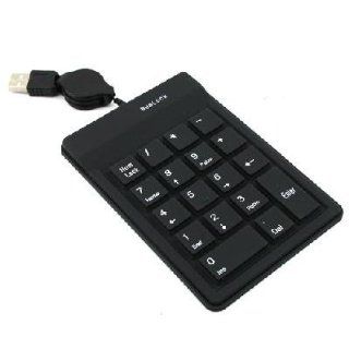 Slim Mini USB Silicone Numeric Number Keypad Keyboard for Laptop 18 Key: Computers & Accessories