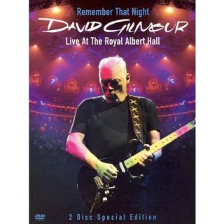 David Gilmour Remember That Night   Live from R