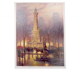 Chicago Water Tower Limited Edition Print by Thomas Kinkade —