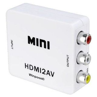 Mini HDMI zu Composite Video AV Konverter Wandler: Elektronik