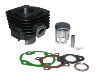 Zylinder Kit 50ccm AC luftgekhlt 12mm Pin gerader Flansch fr liegende CPI Motoren, Adly, Benelli ,CPI, Generic, Keeway, Malaguti, Sachs 50: Auto