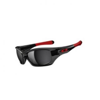 Oakley Pit Bull Men's Asian Fit Polarized Special Editions Ducati Lifestyle Sunglasses/Eyewear   Polished Black/Black Iridium / One Size Fits All: Clothing