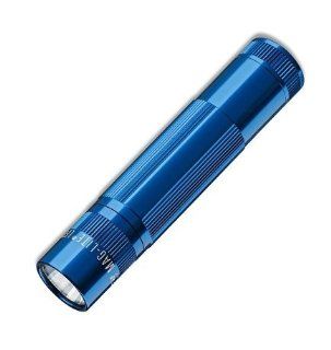 Maglite XL100 LED Flashlight Blue Sleek Tactical Design Push Button Tail Cap Switch: Sports & Outdoors