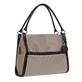 "Kelly's Sister" Nylon Canvas Shoulder Bag by Rina Rich Shoulder Handbags Clothing