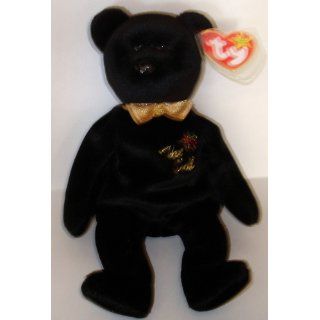 Ty Beanie Babies   The End Black Teddy Bear: Toys & Games