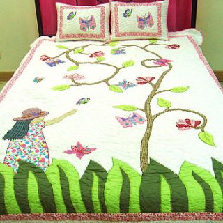 alice single quilted bedspread one left by rhubarb crumble