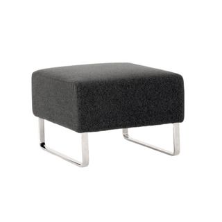 Euro Style Carlito Grey Ottoman Euro Style Ottomans