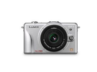 Panasonic Lumix DMC GF2 12 MP Micro Four Thirds Interchangeable Lens Digital Camera with 3.0 Inch Touch Screen LCD and 14mm f/2.5 G Aspherical Lens (Silver)  Point And Shoot Digital Cameras  Camera & Photo
