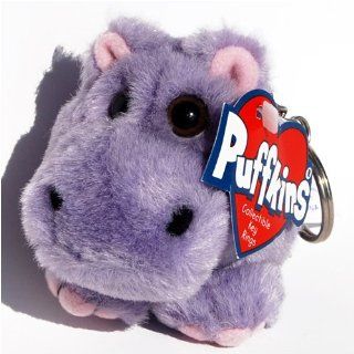 Henrietta the Hippo   Puffkins Bean Bag Key Ring Plush  Other Products  