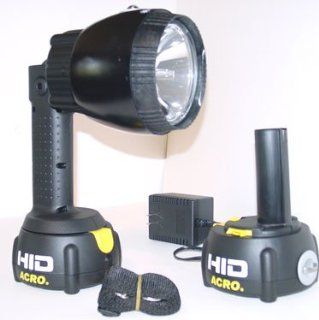 Acro 990X HID Rechargeable Flashlight with 3200 Lumens   Focusable Beam Pattern to 4000 Feet   Basic Handheld Flashlights  
