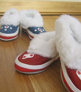 snuggly slippers by bugs and fairies