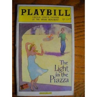The Light in the Piazza   Playbill, Vivian Beaumont Theatre: Playbill Magazine, Craig Lucas: Books