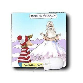mp_7573_1 Londons Times Gen. 2 Famous People Places Authors Cartoons   Waldo Finds Himself   Mouse Pads : Office Products
