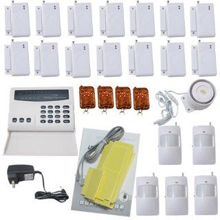 WIRELESS HOME SECURITY SYSTEM C LED BURGLAR FIRE ALARM HOUSE AUTO DIALER NEW  Vehicle Alarm Accessories   Players & Accessories