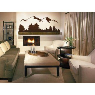 Vinyl Wall Art Decal Sticker Snow Mountain View Large Scenery   Automotive Decals