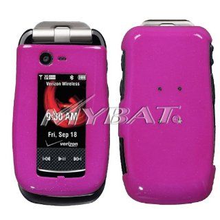 Snap On Hard Phone Cover for Verizon Motorola Barrage V860 Hot Pink Protector Case: Cell Phones & Accessories