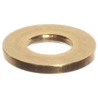 Brass Flat Washer, #2 Hole Size, 0.0890" ID, 0.0280" Nominal Thickness (Pack of 100): Industrial & Scientific