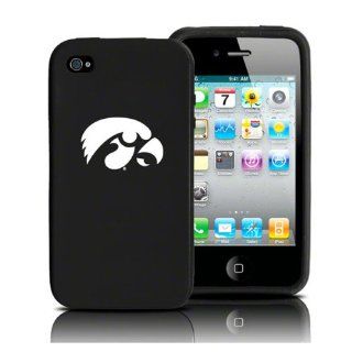 Iowa Hawkeyes iPhone 4 and 4S Case: Silicone Cover   Cell Phone Carrying Cases