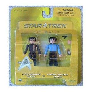 Star Trek Diamond Select Toys Series 3 Minimates Ambassador Sarek & Dress Uniform Spock: Toys & Games