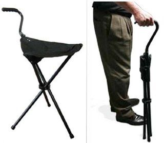 Portable Walking Chair (Cane / Stool) from The Stadium Chair Company: Sports & Outdoors