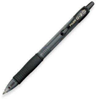 Pilot G2 Retractable Premium Gel Ink Roller Ball Pens, Bold Point, Black Ink, Dozen Box (31256) : Gel Ink Rollerball Pens : Office Products