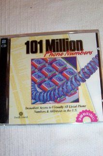 101 Million Phone Numbers    Immediate Access to Virtually All Listed Phone Numbers & Addresses in the U.S.    2 CDs Software