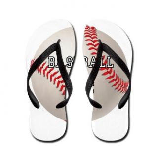 Artsmith, Inc. Women's Flip Flops (Sandals) Baseball Equals Life Clothing