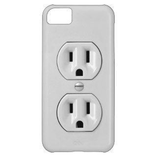Funny Power Outlet Case For iPhone 5C