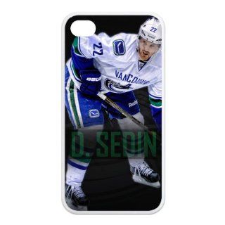 NHL Well known Hockey Player Daniel Sedin of Vancouver Canucks Wearproof & Sleek iPhone4/4s Case: Cell Phones & Accessories