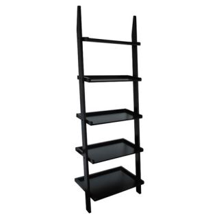 Charles Ladder Bookcase in Black