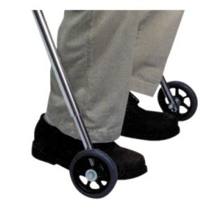 Kaye Products Large Walker with Built in Seat with Silent Wheels Legs