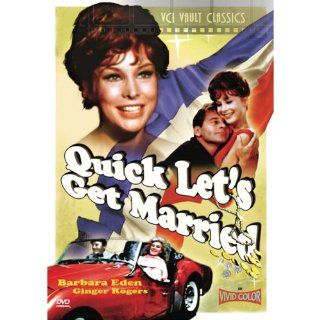 Quick Let's Get Married Ginger Rogers, Barbara Eden, Ray Milland, Jack Carson, William Dieterle Movies & TV