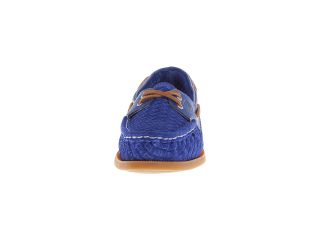 Sperry Top Sider A/O 2 Eye Cobalt Woven Suede
