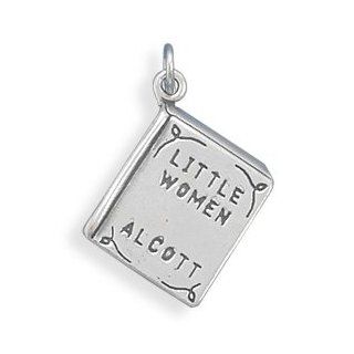 Sterling Silver Little Women Book Charm: West Coast Jewelry: Jewelry