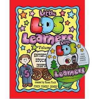 Little Latter day Saint Learners Activity Book: Comes with a CD Rom   Finch Family Games   21 Fun Games & Activities, 128 Pages: Karen Finch: 9780982156964: Books