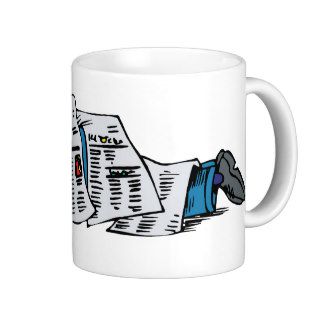 Funny Cartoon Male Man Sleeping Homeless Coffee Mug