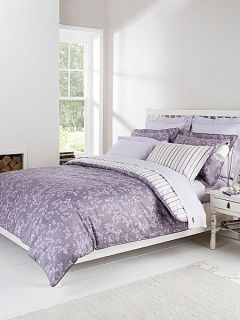Christy Painted leaf double duvet cover lilac