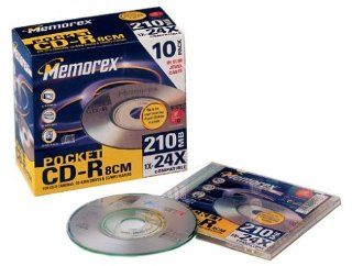 Memorex Mini CD R CD Rohlinge 210MB Slim Jewel Case: Computer & Zubehr