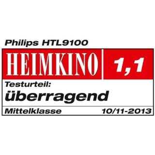 Philips HTL9100/12 Fidelio SoundBar Wireless Lautsprecher, Surround Sound on Demand (210 Watt RMS, 2x HDMI, Dolby Digital 5.1), schwarz: Heimkino, TV & Video