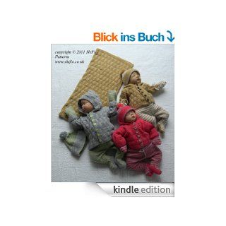 Strickanleitung   KP217   Set fr Babys: Jacke, Mtze, Strampelhose, Handschuhe & Decke in 2 Gren eBook: ShiFio's Patterns: Kindle Shop