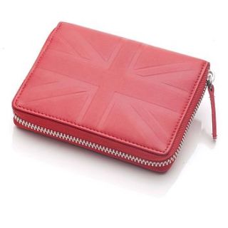 britannia leather zip around purse by david hampton leather goods