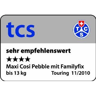 Maxi Cosi 63005311 Pebble Kinderautositz Gruppe 0+ (bis 13 kg), ab der Geburt bis ca. 12 Monate, FamilyFix Konzept, confetti: MAXI COSI: Baby