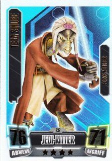 Star Wars Force Attax Serie 2 Einzelkarte 232 Tera Sinube Jedi Ritter Force Meister deutsch: Spielzeug